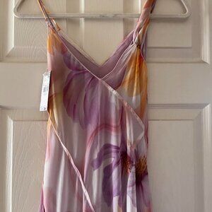 Floral print maxi slip